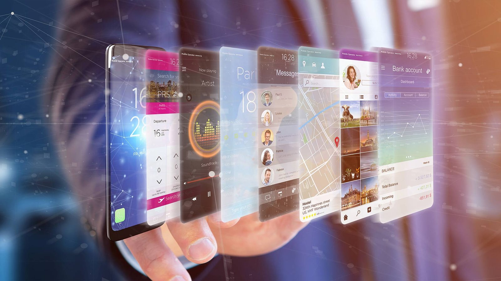 Mobile app development for iOS and Android by MOON LINKS agency