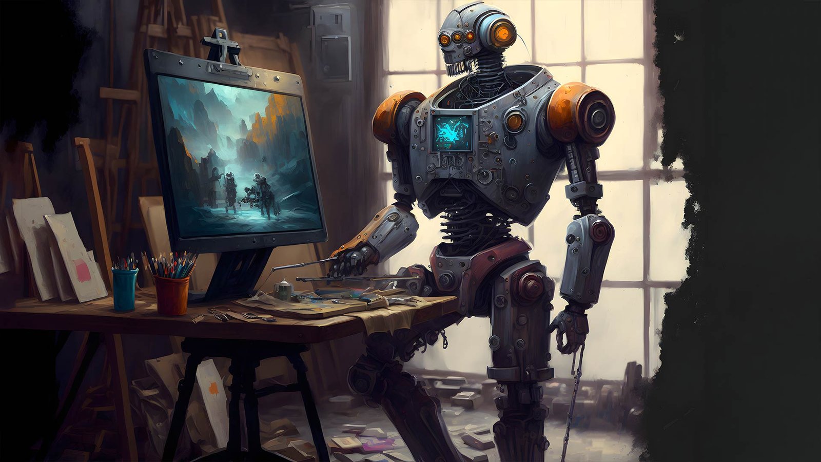 A Robot Animated, showing the power of 3D animation